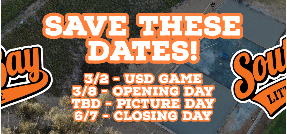 Save the dates 