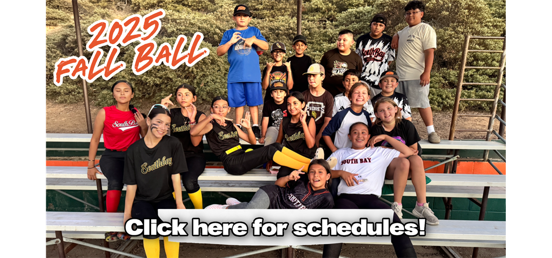 FALL BALL SCHEDULES